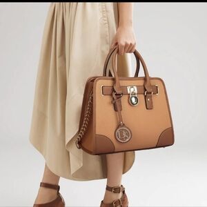 Dasein Vegan Brown and Tan Women's Handbag & Wallet